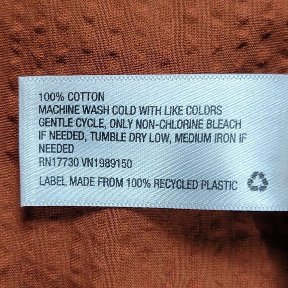 A New Day Split Neck Button Down Blouse Sz 3X - Picture 7 of 9